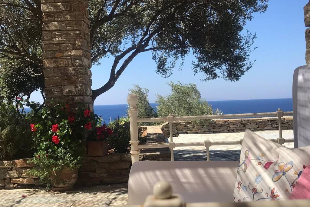 Sunset Villa With Swimming Pool At Tzia Ligia  외부 사진