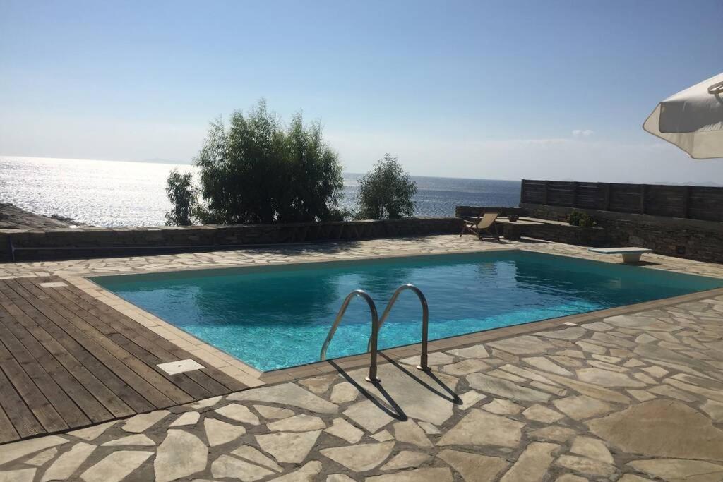 Sunset Villa With Swimming Pool At Tzia Ligia  외부 사진